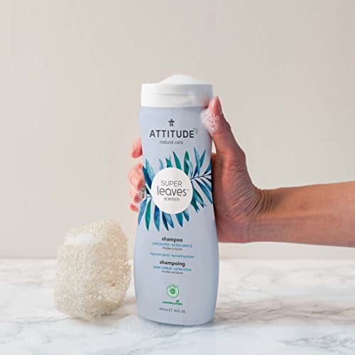 Attitude Hair Shampoo, Ewg Verified, Plant- And Mineral-Based Ingredients, Vegan And Cruelty-Free Beauty And Personal Care Products, Unscented, 16 Fl Oz #TOP2
