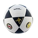 balon futbol 7 joma Competición negro 4 Softee Competition Balones de fútbol 7, Unisex Adulto, Blanco, 4