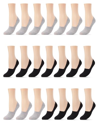 MeMoi High-Cut No-Show Cotton Blend Sneaker Liner 21 Pack3