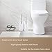 Kelamayi Toilet Brush and Holder 2 Pack Toilet Bowl Brush with Stainless Long Handle Durable Bristles Toilet Scrubber Brush Suitable for Bathroom Deep Cleaning