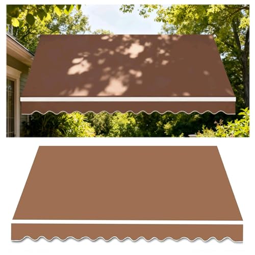 Tela de repuesto para toldo con protección UV e impermeable para terrazas