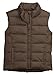 Haloumoning Girls Puffer Vest Kids Zip Up Padded Gilet Winter Quilted Jackets Fashion Outwear 5-14 Years