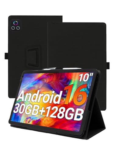 Étui en cuir pour UARO X109 10,1" noir avec support