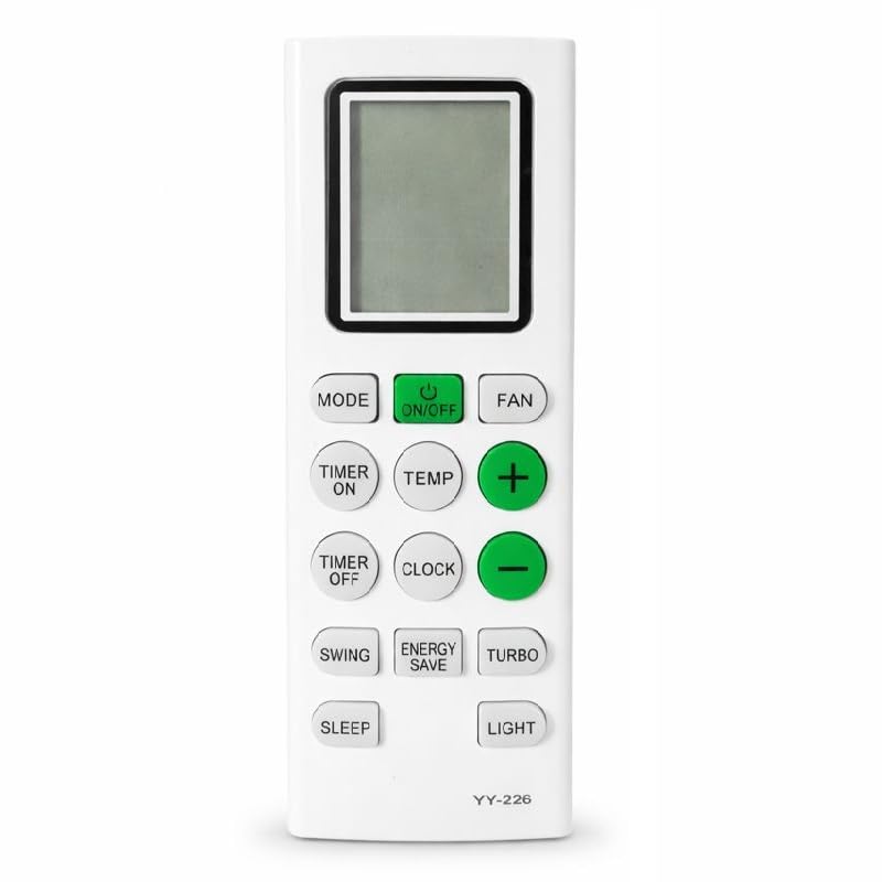 Ac Remote Compatible for Blue Star Inverter 1.5 Ton AC Remote No 226, White (3Star/5Star Temp Clock Button-image-21