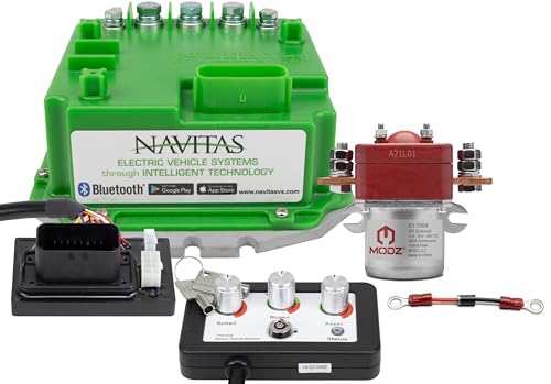 Navitas 600-Amp for Yamaha G19-G22 [1996-2007] Golf Cart Controller Kit with On-The-Fly Programmer and MODZ&reg; Heavy Duty Solenoid and Diode