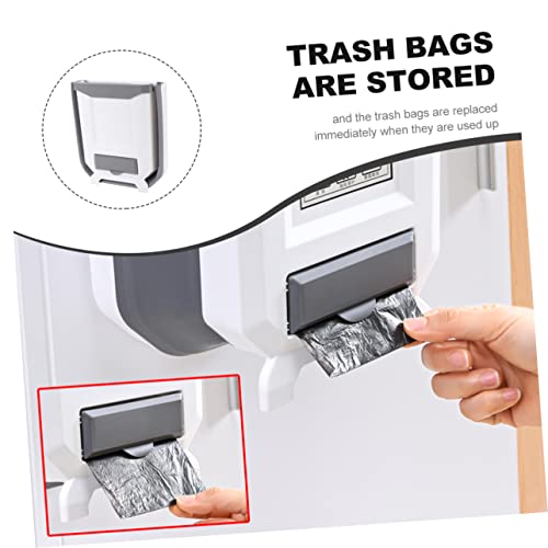 Caneca de basura plegable colgante para cocina miniatura 3