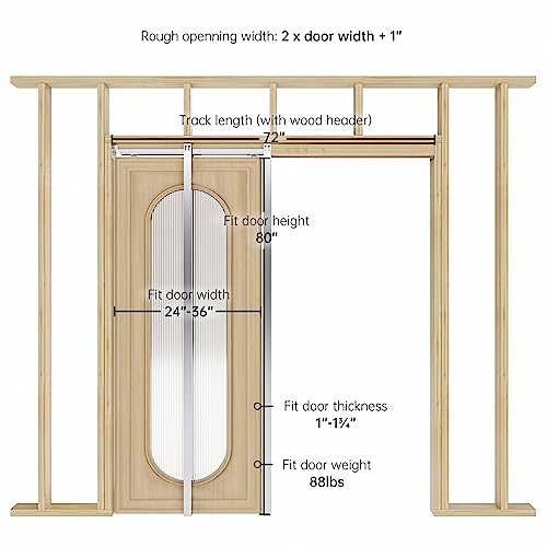 Easelife 0503_36X80 36X80In Pocket Door Frame Kit thumb #5