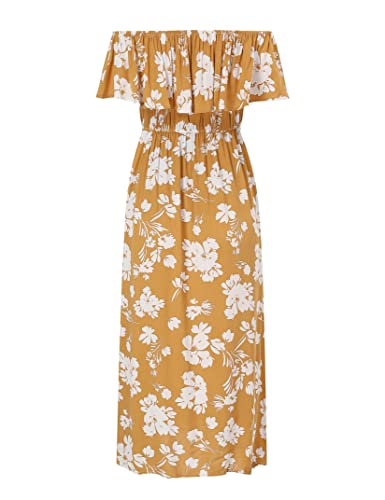 Image of Maternity Dress Women's Off Shoulder Split A Line Casual Maxi Dress Photography Dress for Babyshower