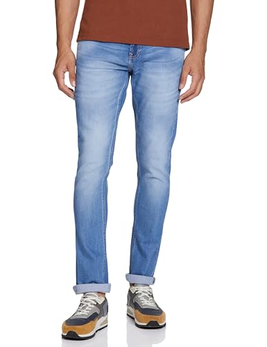 Image of Spykar Men's Slim Fit Low Rise Casual Jeans