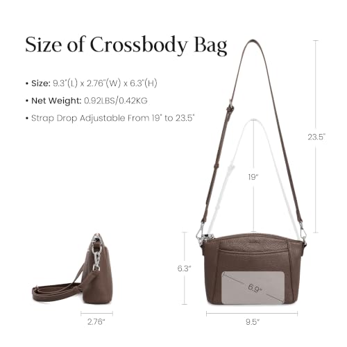 Image of befen Genuine Leather Anti-Theft Small Crossbody Bags for Women Travel