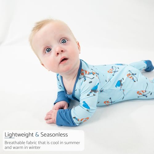 LollyBanks Baby Pajamas, Baby Romper 95% Bamboo Viscose and 5% Spandex4