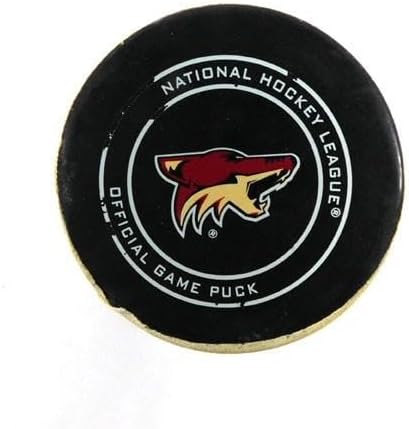 2018 Arizona Coyotes vs. Los Angeles Kings Game Used Puck 3-13-18 AA0031593 - NHL Unsigned Game Used Pucks