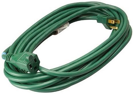 2-Pack Master Electrician 02352-05ME 20-Foot 16/3 Vinyl Landscape Outdoor Extension Cord, Green 20-Feet