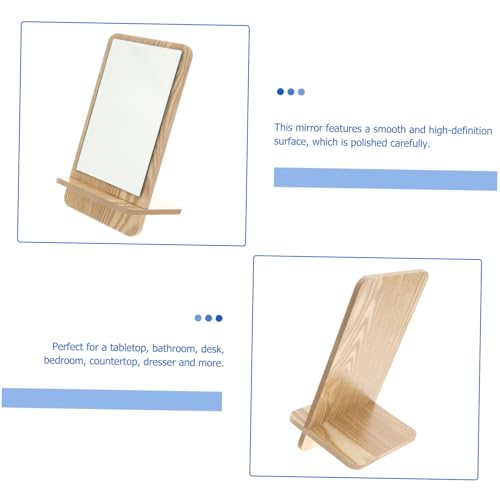 Espejo de Maquillaje de Mesa NOLITOY de Madera miniatura 4