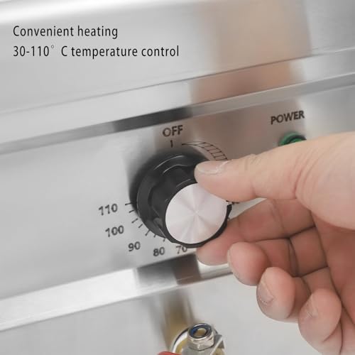 Machine à pâtes avec thermostat réglable 30-110°C et robinet