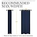 NICETOWN Light Blocking Thermal Insulated Solid Grommet Top Blackout Curtains/Drapes/Panels for Kid's Room (Navy, 1 Pair, 42 x 63 Inch)