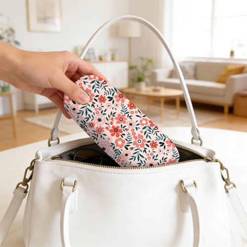 Image of Glasses Case Hard Shell,Portable Protective Eyeglasses Case, Eyeglass Holder Box with Cleaning Cloth, for men women