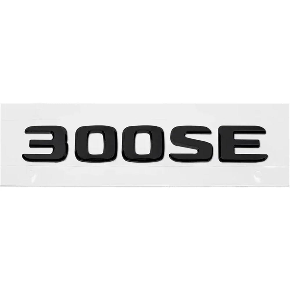 YTQMoreBNZ YYDStes ABS Car Rear Trunk Letter Emblem Tail Number Badge Sticker Compatible With Mercedes Benz 230E 300E 300SEL 300SE 500SEL 560SEL 600SEL