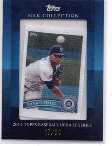 2011 Topps Update Silk Collection #258 Michael Pineda Baseball Card SER/50 NM-MT