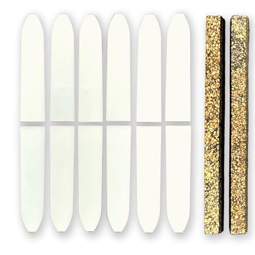 Reed & Rubberized Cork Strip Sets 12 10 mil #10 Mylar Duck Call Reeds and 2 4 inch Rubberized Cork Strips (J-Tone Boards) (10 mil)