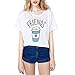 Best Friends TShirt 2-pack Women Donut and Coffee BFF Matching Cute Shirt Cartoon Tops Funny Tees By JINT (Best-S+Friends-S)