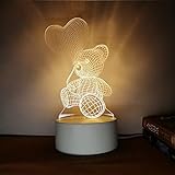 3. Eingangsspannung: DC5V; Lichtquelle: LED; Lichtfarbe: Änderung mit 7 Farben Lichtmodus: perspektivisches Bild 3D (wie im Bild gezeigt)