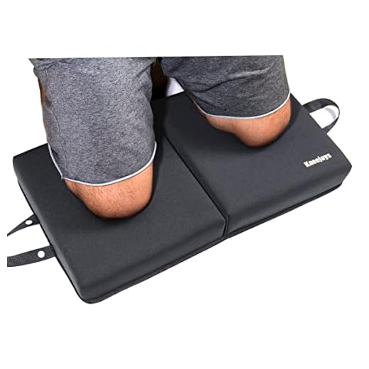 Knee Pads for Men Women Garden Kneeling Pads Extra Thick Knee Pads Memory Foam Kneeling Pad for Bathing Yoga Knee Cushion (Gray)