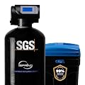 iSpring WCSTB45KG Whole House Water Softener System, 45,000 Grains High Capacity Water Softener Removes Hard Water and Scale, Automatic Backwash and Regeneration, for Whole House & Commercial Use