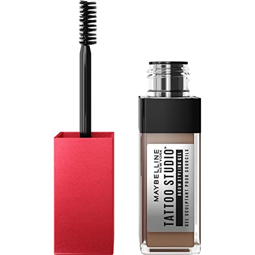 Maybelline Eyebrow Gel Tint, Waterproof and Smudge proof, Long-lasting Peel Off Tint, Semi Permanent Brow Gel, Tattoo Brow 36hr, Blonde