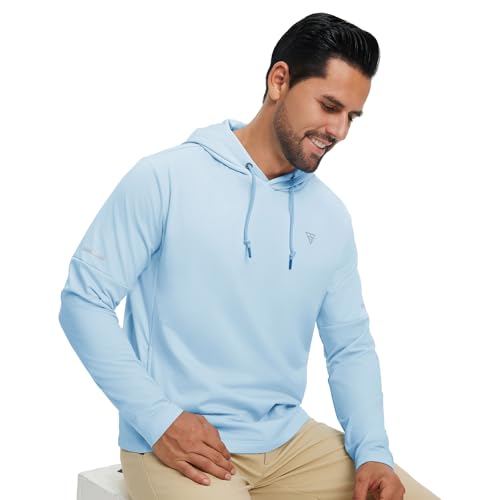 Image of M MAELREG Hoodies for Men Golf Fleece Hooded Sweatshirts Dry Fit Athletic Lightweight Casual Midlayer Mens Hoodies Pullover