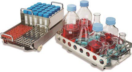 Stuart SBS40/6 Shaking Water Bath Test Tube Rack, Holds 120 x 13mm Culture Tubes
