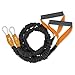 FitCord X-Over Resistance Bands - Premium Exercise Cords for Crossfit, Shoulder & Arm Care, Muscle Performace, Sports, Rehab Workouts - 1 Pair - 7lbs - Orange