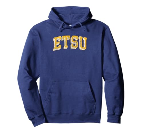 East Tennessee State Buccaneers Vintage Block Navy Pullover Hoodie