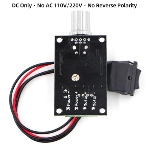 Image of RioRand 6V 12V 24V 28V 3A 80W DC Motor Speed Controller PWM Speed Adjustable Reversible Switch 1203BB DC Motor Driver Reversing
