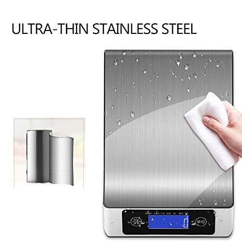 High Precision Kitchen Scale Electronic Baking Platform 5kg Weighing Food Scale(One Color-15KG/1G (One Color 15KG/1G)