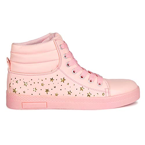 Image of Denill Women's Multi Flower Design Casual Ankle Length Sneaker Shoes