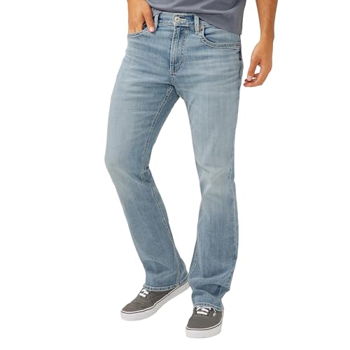 Image of Silver Jeans Co. Mens Jace Slim Fit Bootcut Jeans