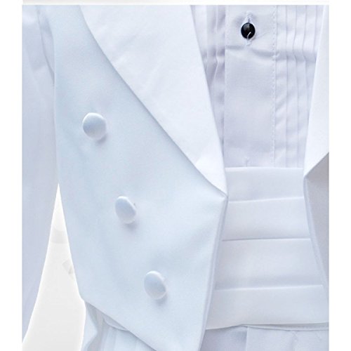 Image of Beau Kid Baby and Boys 5 Piece Christening Communion Tuxedo Tail Suits