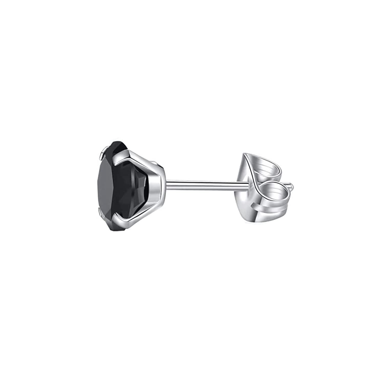 Raajsi by Yellow Chimes 925 Sterling Black Earrings for Men and Boys Pure Silver Studs Earrings | Birthday Gift for Boys and Men Anniversary Gift for Husband | With Certificate of Authenticity and 925 Stamp (B0BRZWBLJJ) Amazon Price History, Amazon Price Tracker