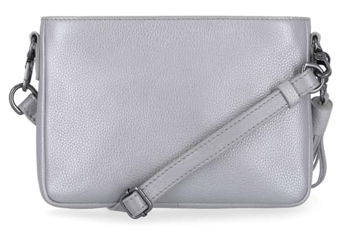 Harley-Davidson Women's Classic Leather Crossbody Hip Bag - Metallic Silver3