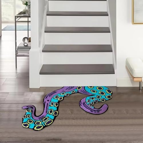 Tapis de bain antidérapant pieuvre pour éviter les chutes sous la douche - 7