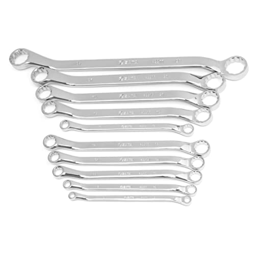 Sata 10 Piece Full Polished 40 Degree Offset Double Box Wrench Tray Set - St09905 Green #TOP1