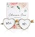 Mr and Mrs Ring Holder - Chosen One Ring Dish/Ring Holders for Jewelry/Trinket Tray Gift. Wedding Gifts for The Couple Just Married, Bridal Shower Gifts for Bride to Be, Engagement Gifts for Her