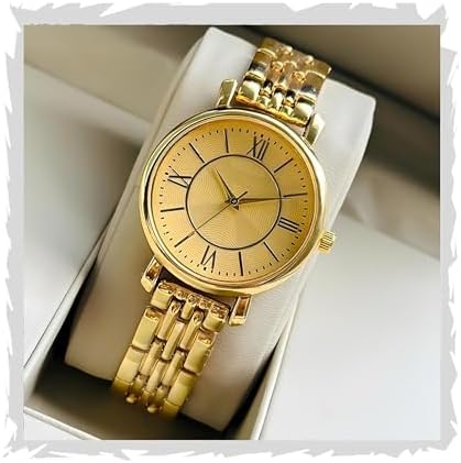 STYLEDOSE Women Analogue Wrist Watches for Women's & Girls&Miss&Ladies Diamond Studded Roman Dial RoseGold Colored Stylish Bracelet Strap