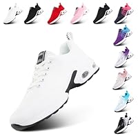 Hitmars Zapatillas Running Mujer Deportivas Zapatillas Deporte Blanco EU38