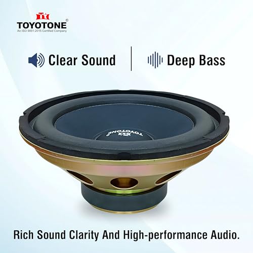 Image of 8 inch Inch Gold-Series Stereo HI-FI Woofer Speaker | Copper Coil | Impedance 4 Ohms | 90 * 17MM Magnet | 40 Watt Nominal | 60 Watt Maxx Power for Car and Home Audio System