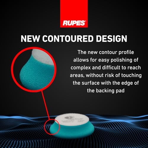 Image of RUPES D-A Intermediate Foam Pads (Light Blue) O 54 /70mm, 4 pcs