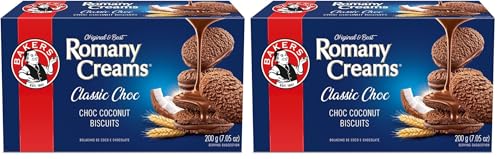 Bakers Romany Creams Original Chocolate | 2 Pack | 200g/ 7 oz | Non GMO | Kosher | Halal |