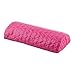 Ruilogod FAUX Cuir Visage Coeur Porte-Main Titulaire Type de repos Coussin Coussin Fuchsia
