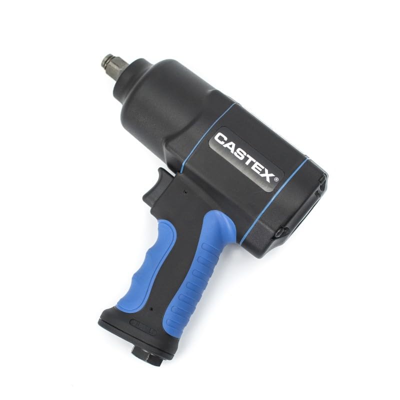 CASTEX - Chiave a impulsi pneumatica 1/2" 1600 Nm TWIN HAMMER – leggera, potente, regolazione della coppia, rotazione sinistra/destra – modello PCAS-001